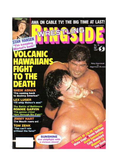 Wrestling Ringside magazine cover