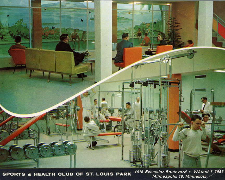 St. Louis Park Sports and Health Club postcard