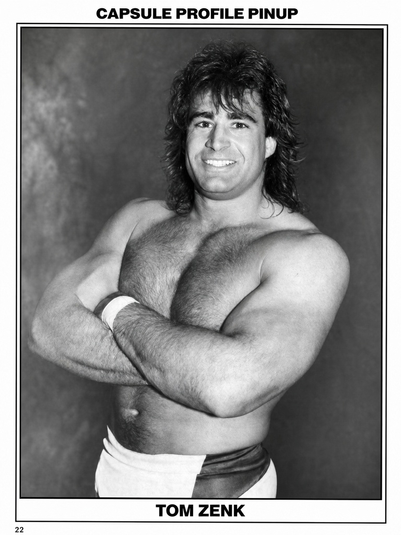 Tom Zenk capsule profile pinup